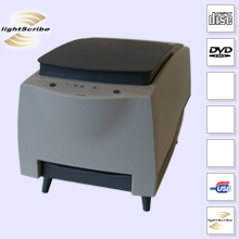 Acronova Nimbie NB11LS lightscribe DVD duplicator - automatische lightscribe cd dvd printen pc acronova nimbie NB11LS robot duplicator printer
