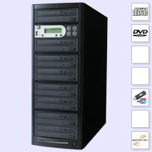 CopyBox 7 DVD Duplicator advanced_lightscribe - lightscribe disks printen kopieren duplicators dvd cd disks usb master poort optionele harddisk